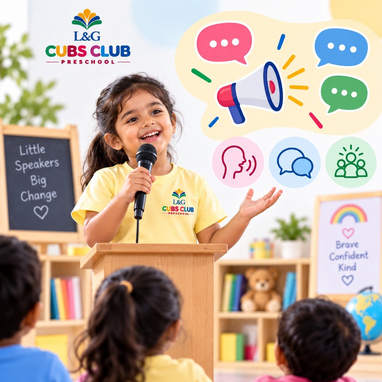 Cubs Club children communicating and connecting