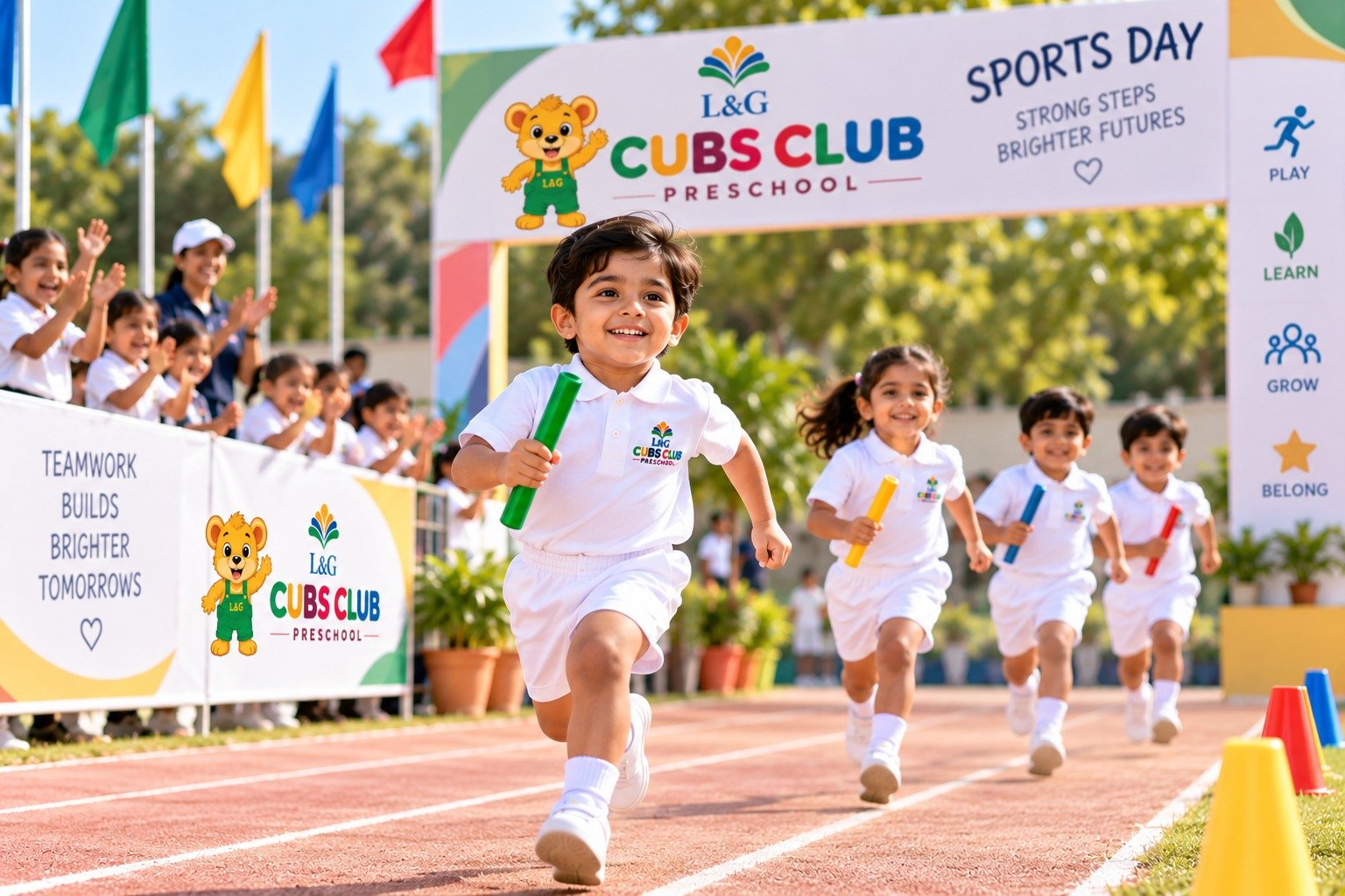 Cubs Club children playing sports